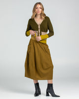 Guru Skirt - Golden Olive