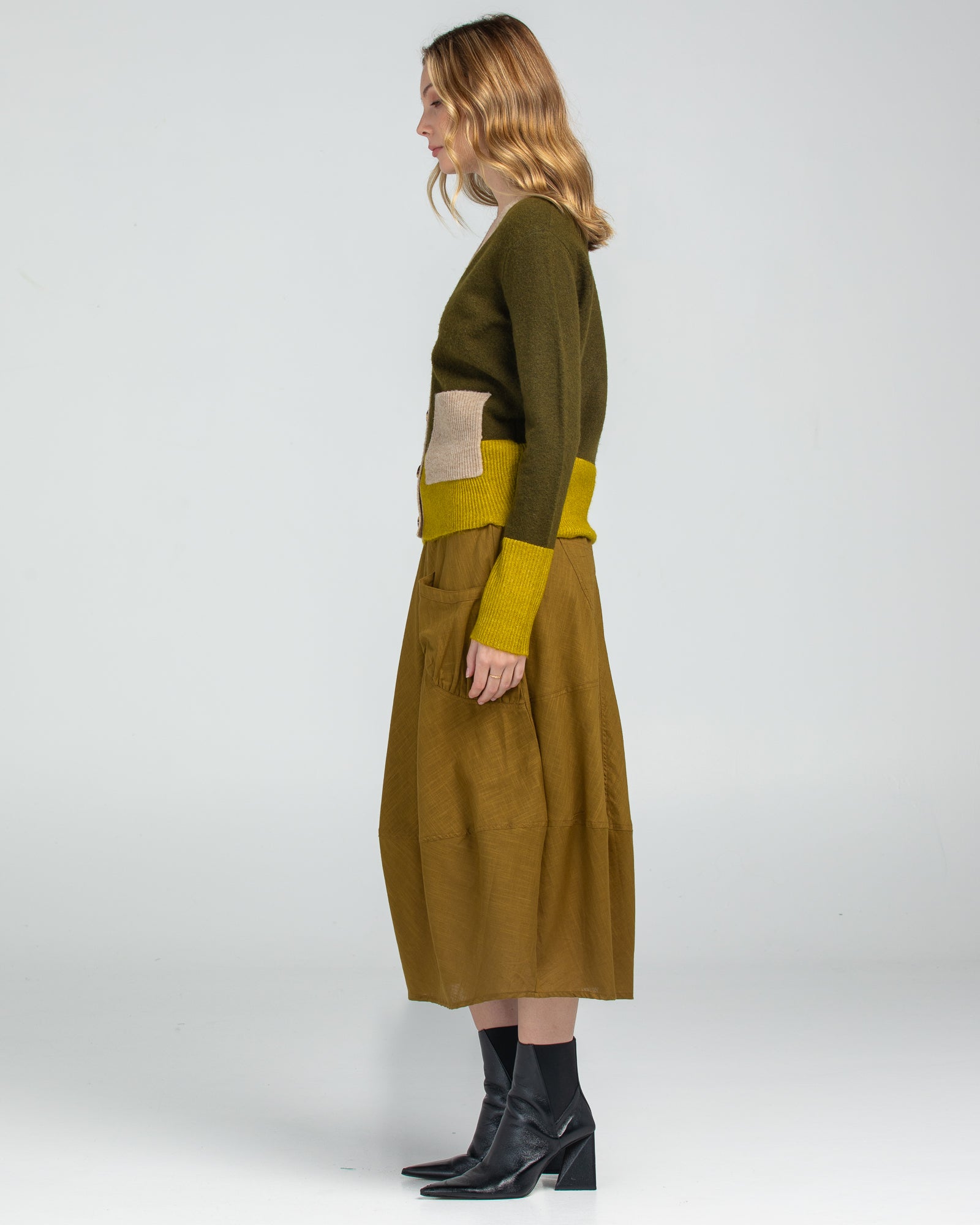 Guru Skirt - Golden Olive