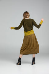 Guru Skirt - Golden Olive