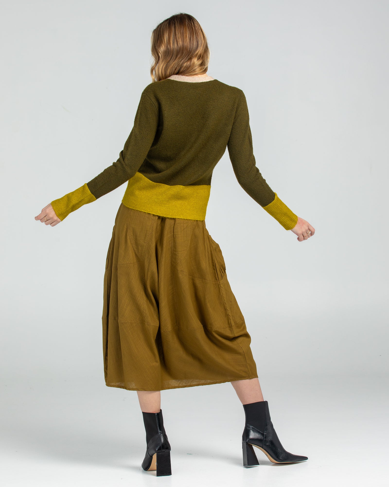 Guru Skirt - Golden Olive