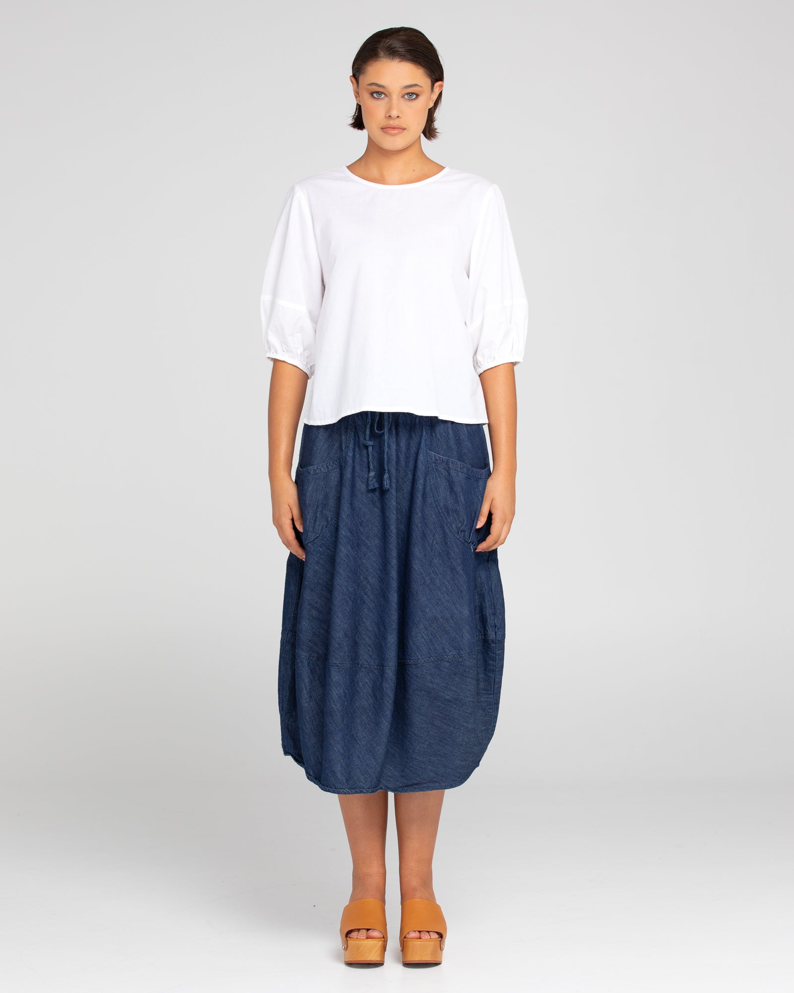 Guru Skirt Basic - Dark Denim