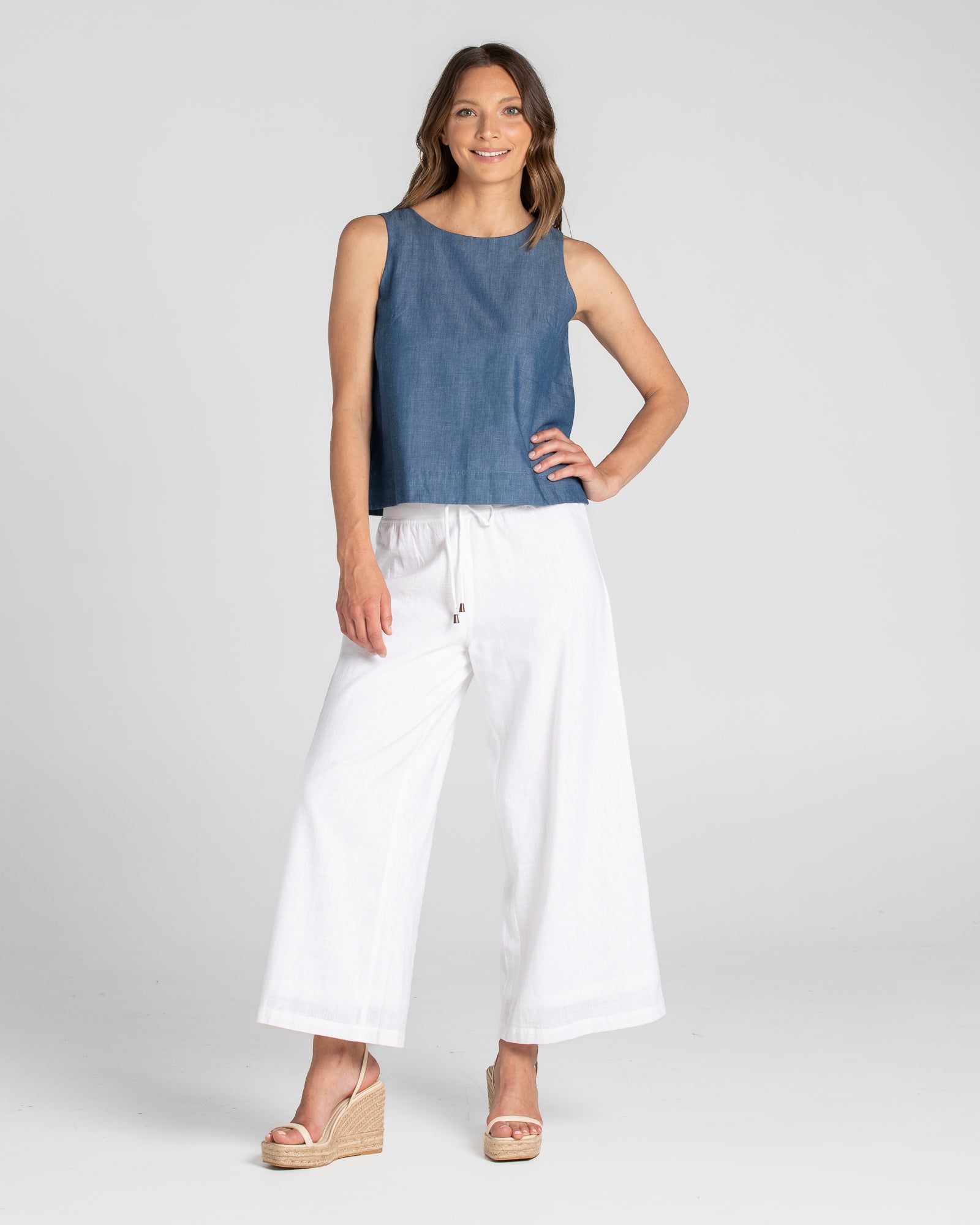 Hara Top - Chambray