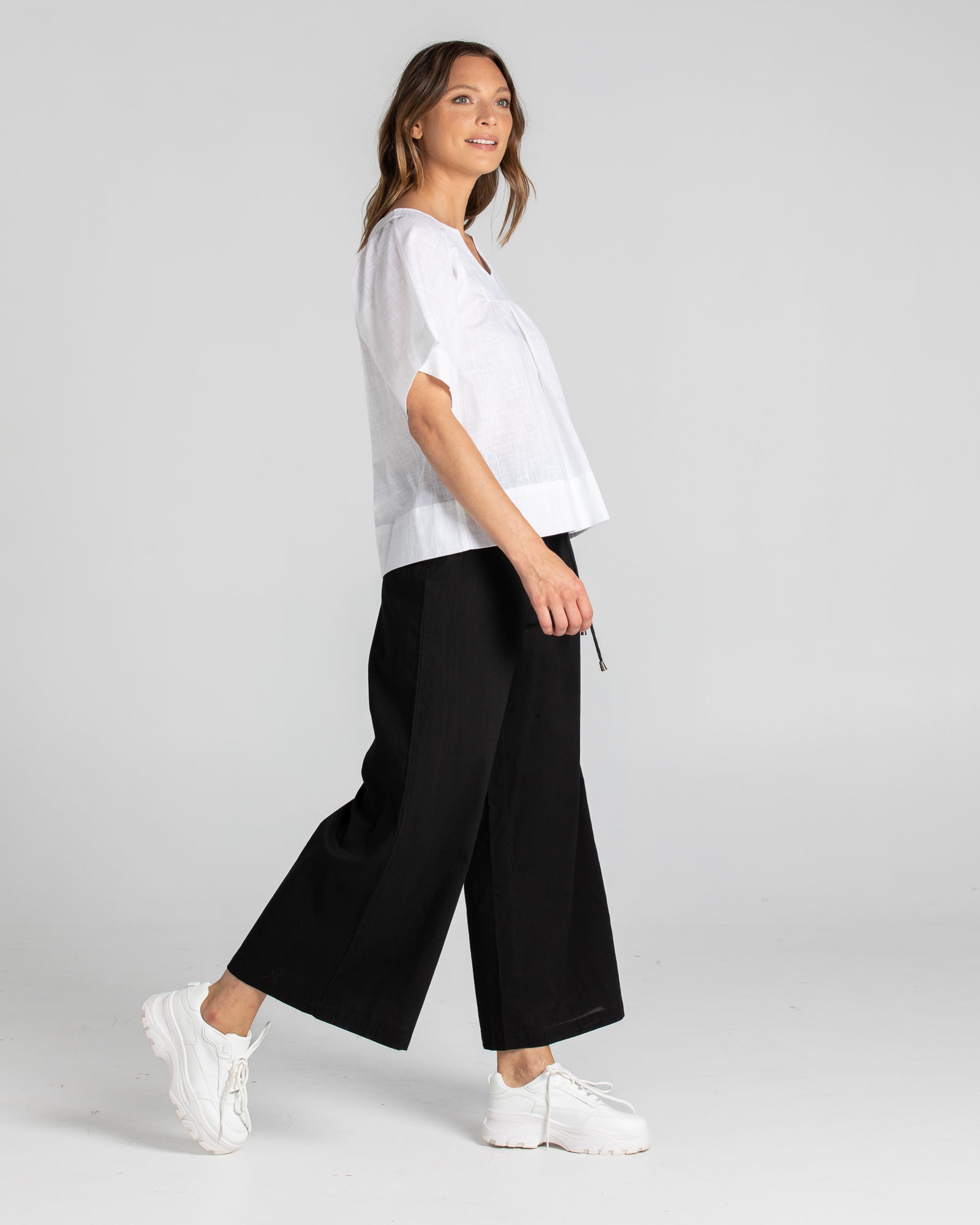 Ria Pant No Pockets - Black