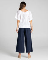 Ria Pant With Pockets - Navy