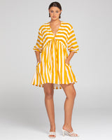 Sami Tunic Dress - Tropical Stripe