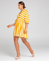 Sami Tunic Dress - Tropical Stripe