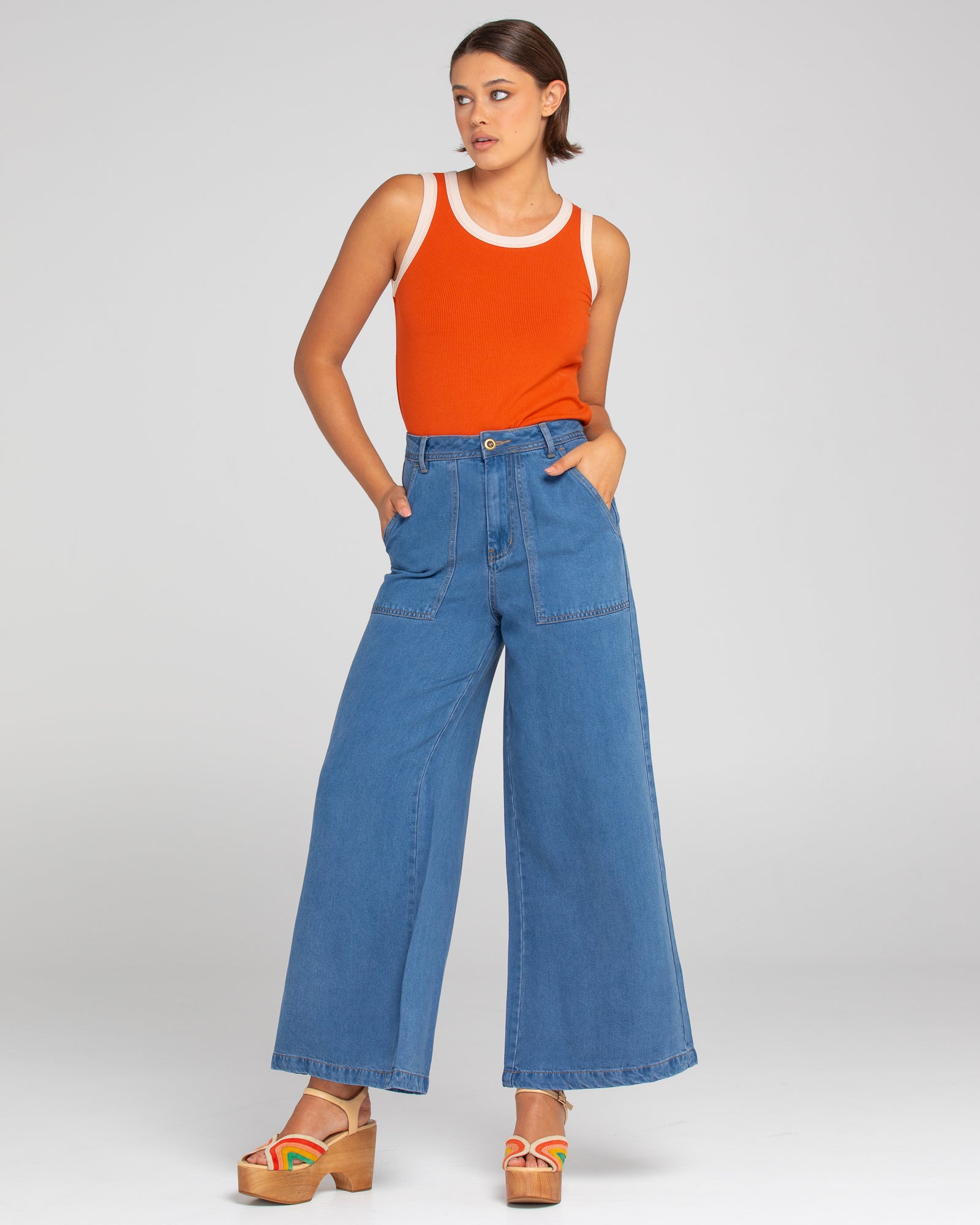 Brando Pant - Mid Wash
