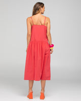 Ahana Dress - Washed Red