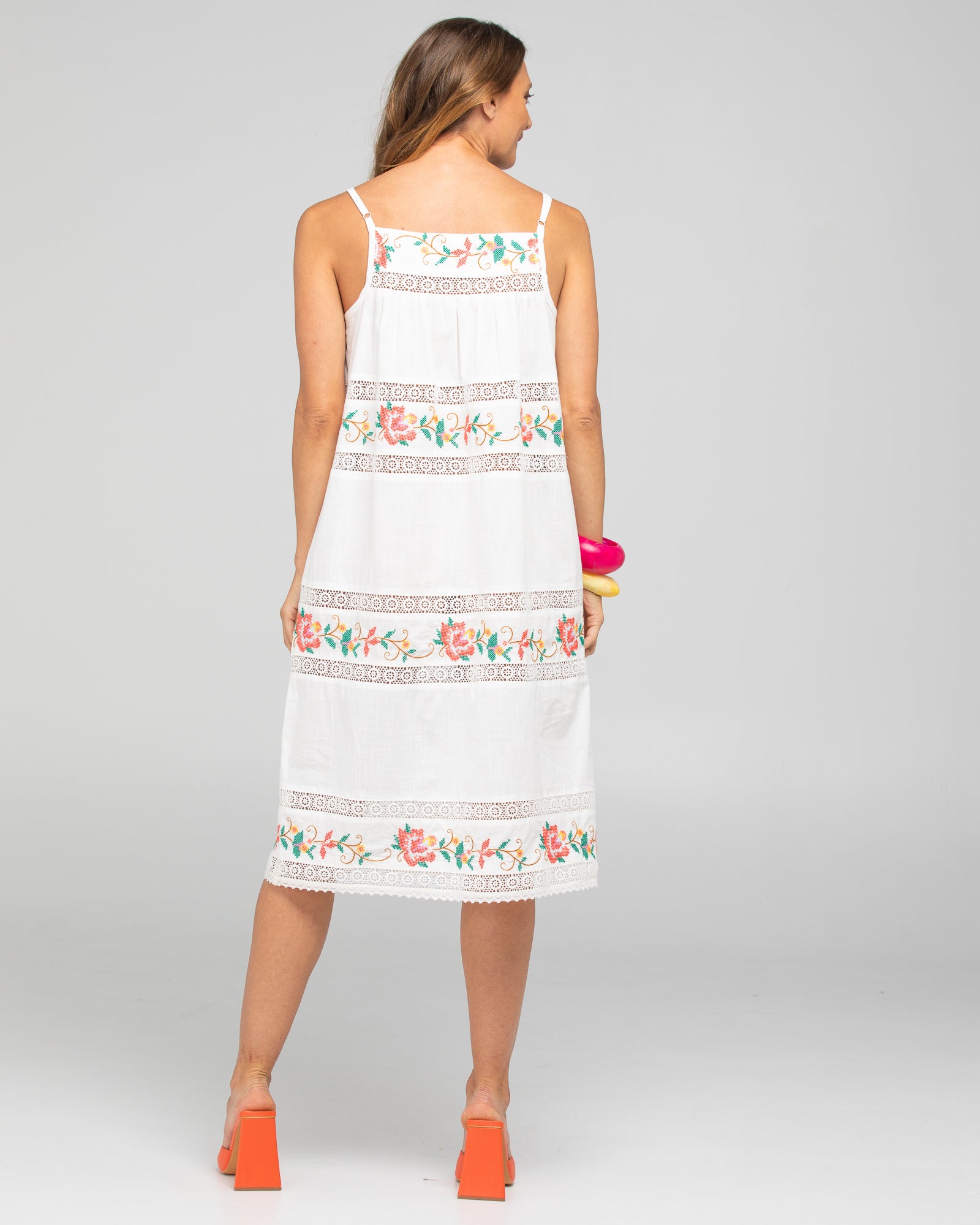 Bonita Dress - White Multi
