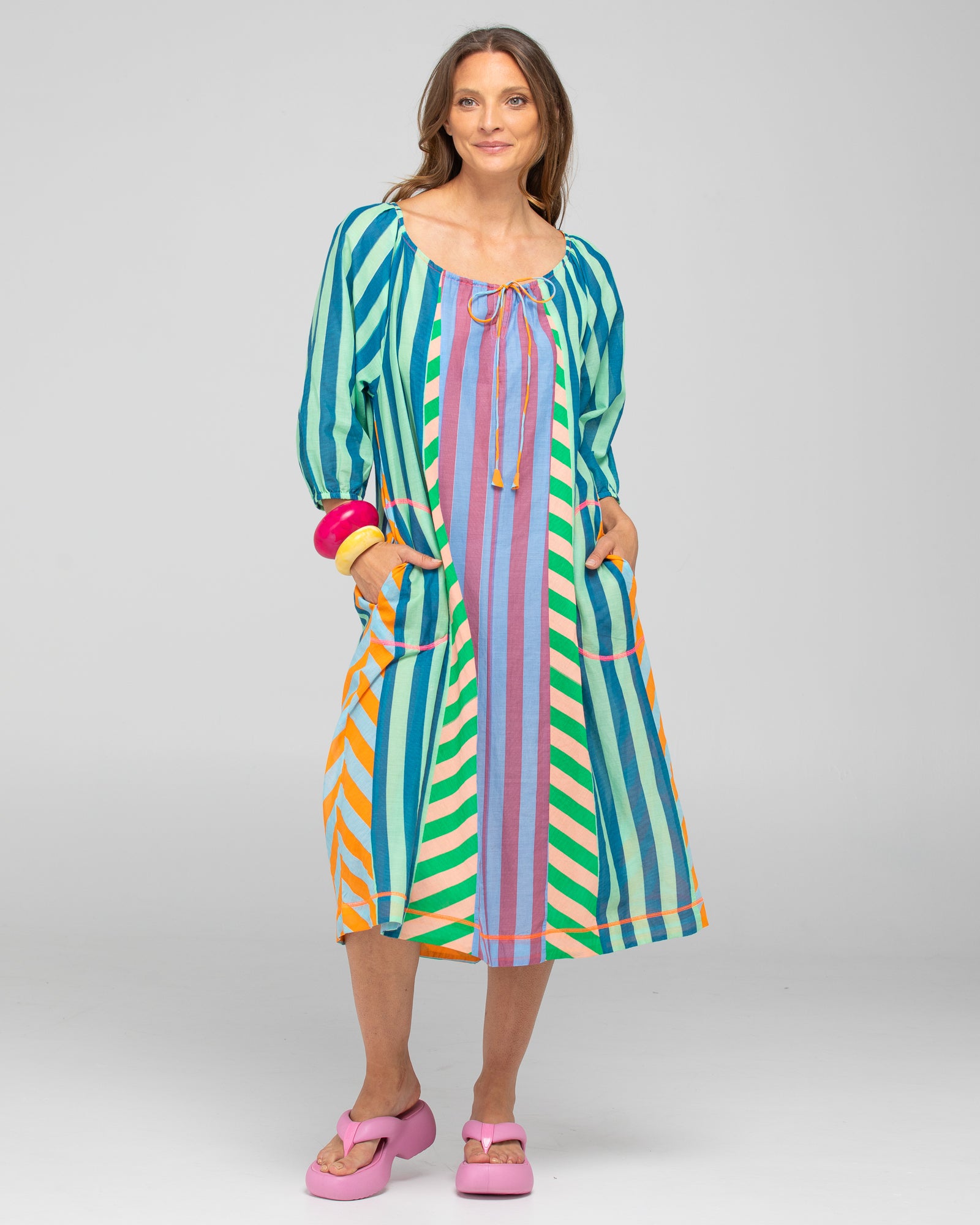 Lucia Dress - Capri Spliced