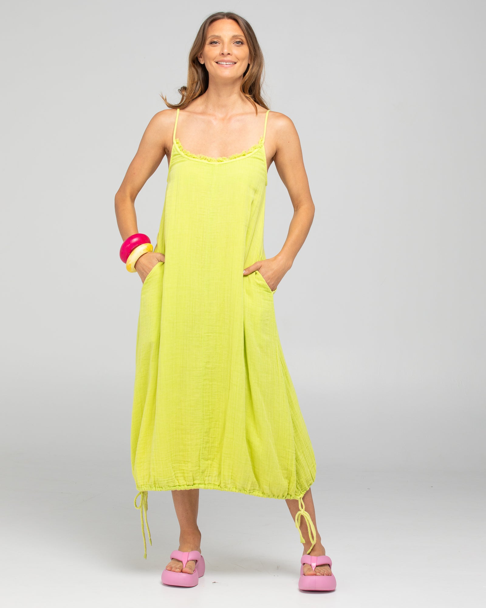 Arena Dress - Lime