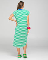Bellissimo Dress - Green Stripe