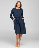 Guru Dress - Navy