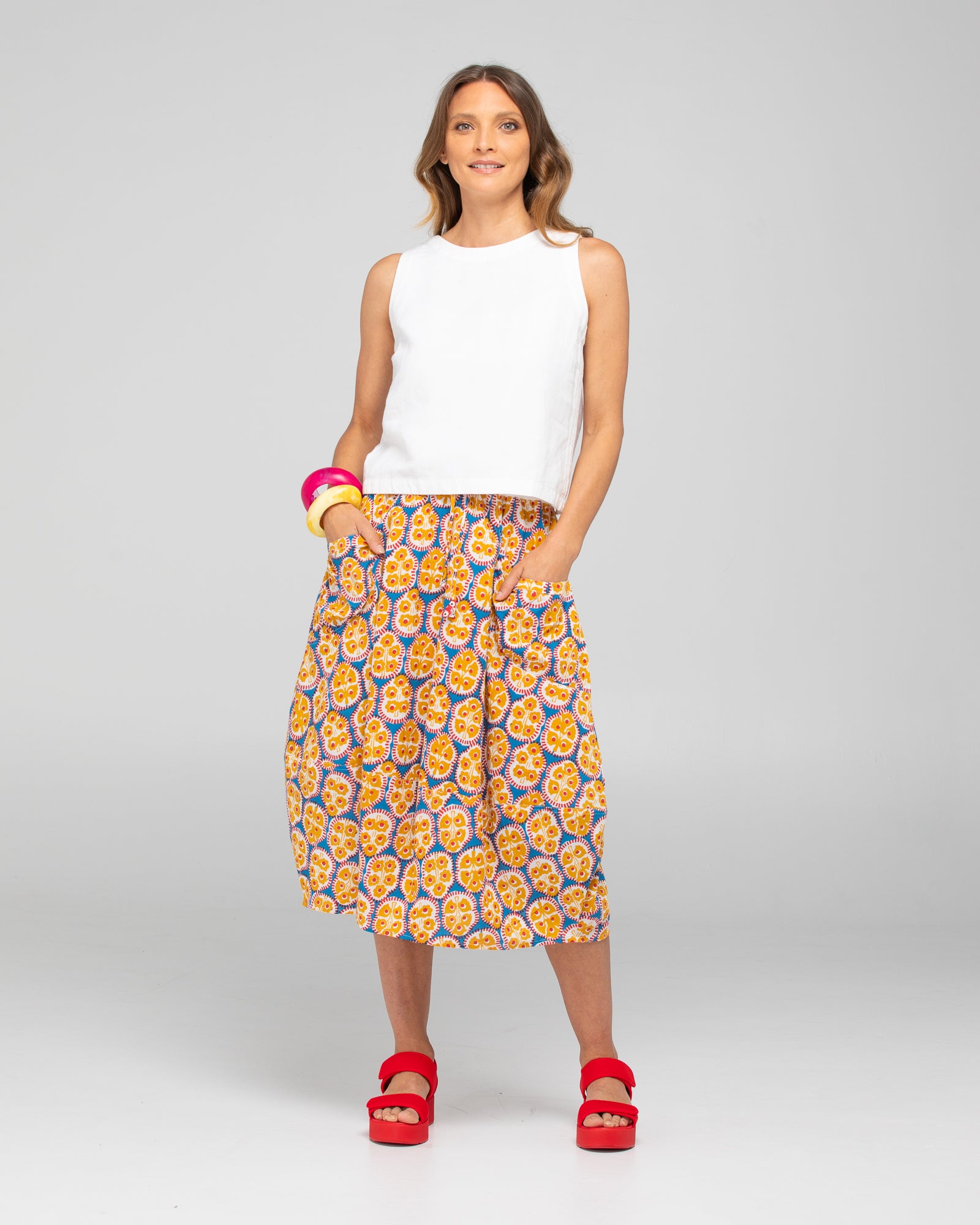 Guru Skirt - Emilia Blue