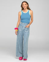 Bellissimo Tank Top - Dusty Blue