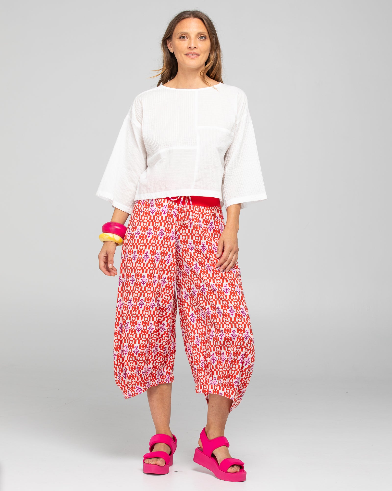 Dimple Top - White