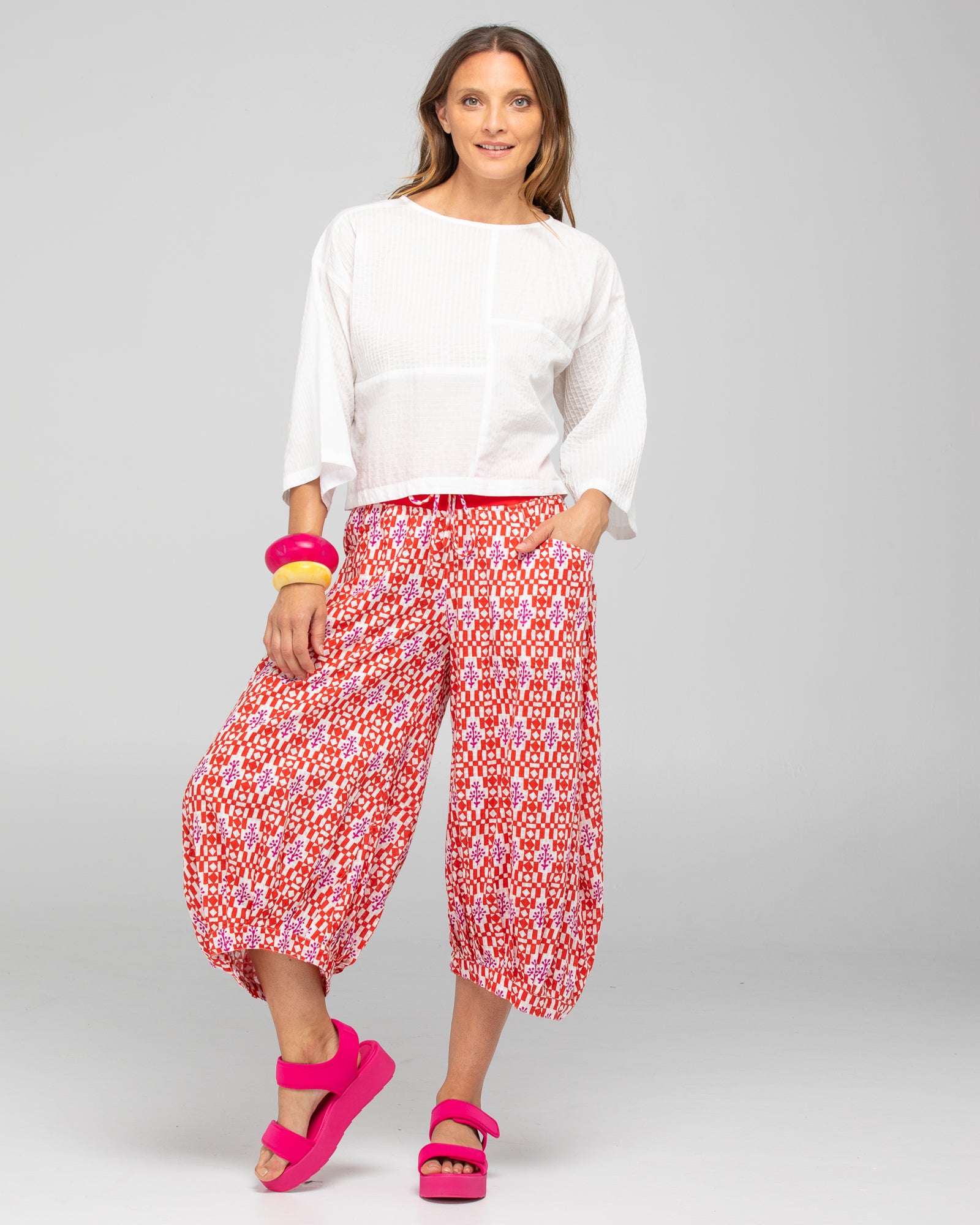 Dimple Top - White