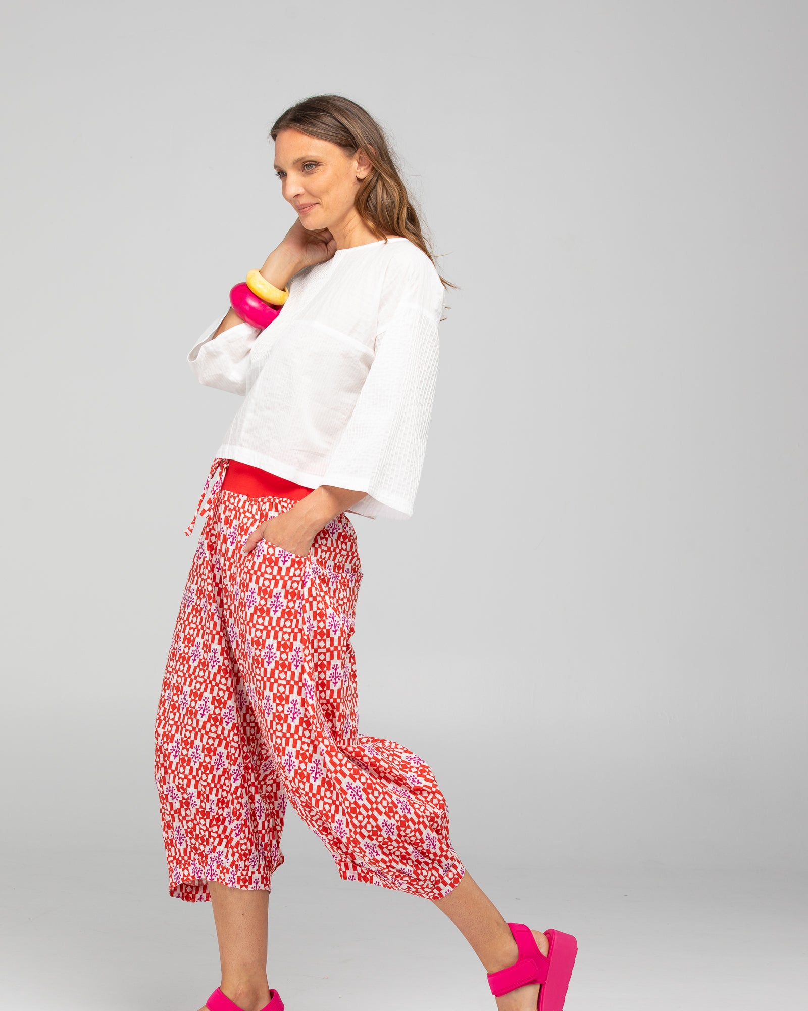 Dimple Top - White