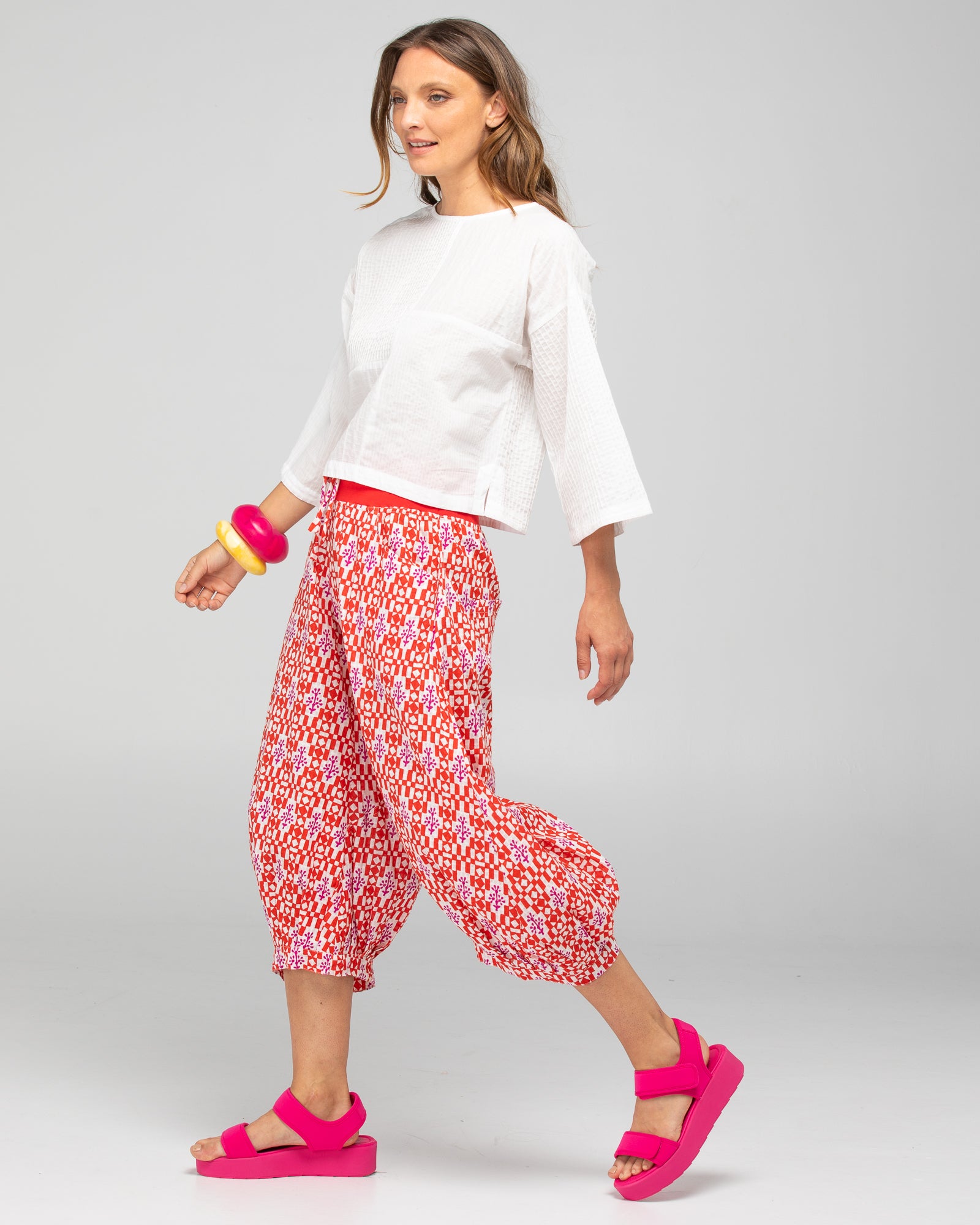 Dimple Top - White