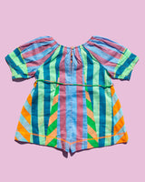 Kids Lucia Playsuit - Capri Splice