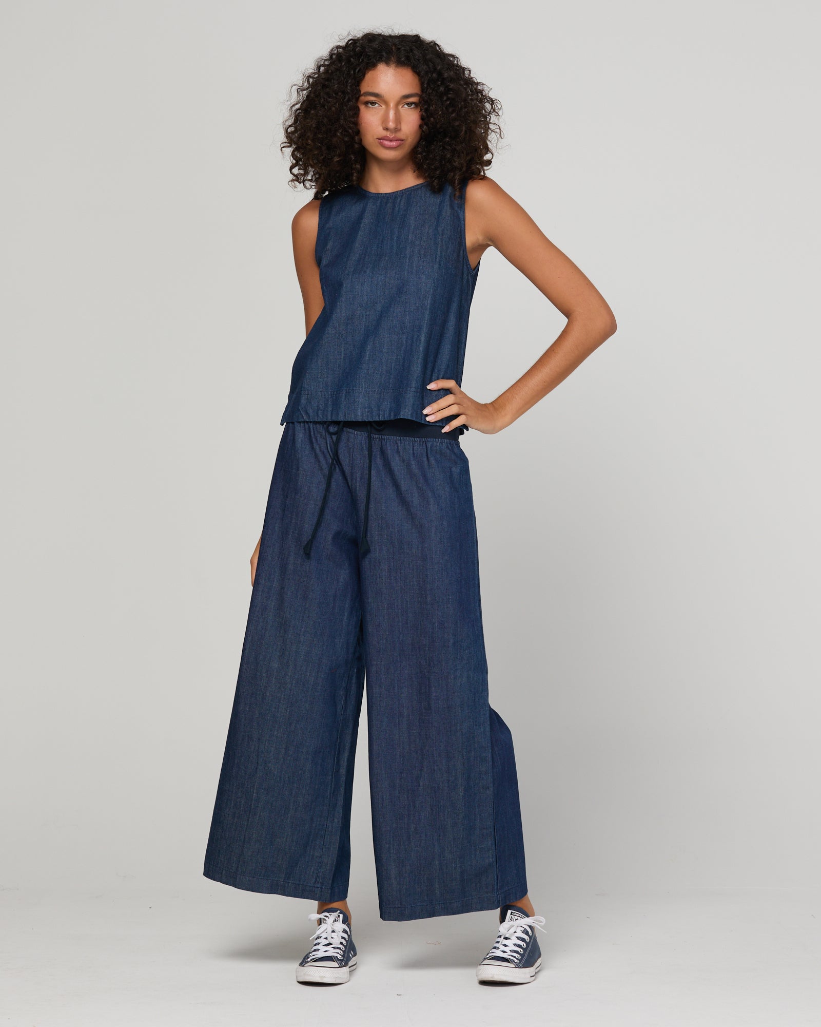 Hara Top - Dark Denim