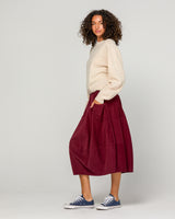 Cord Guru Skirt - Merlot