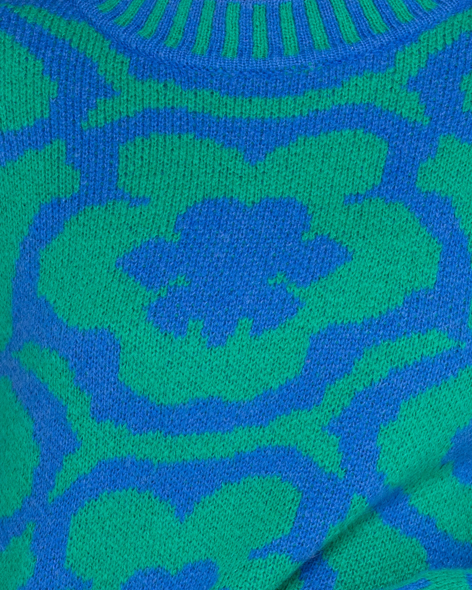 Dahlia Jumper - Blue/Green