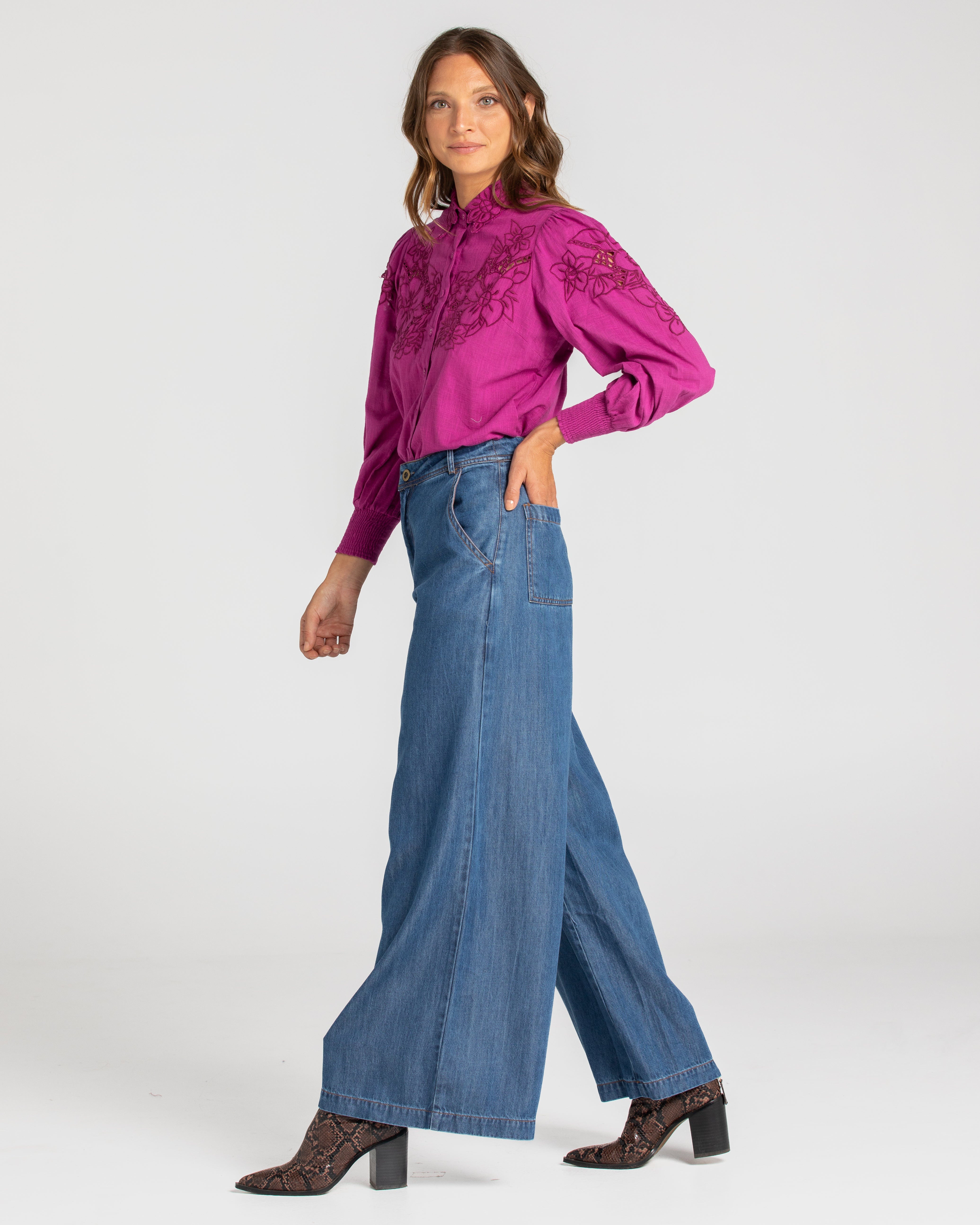 Clementine Top - Magenta