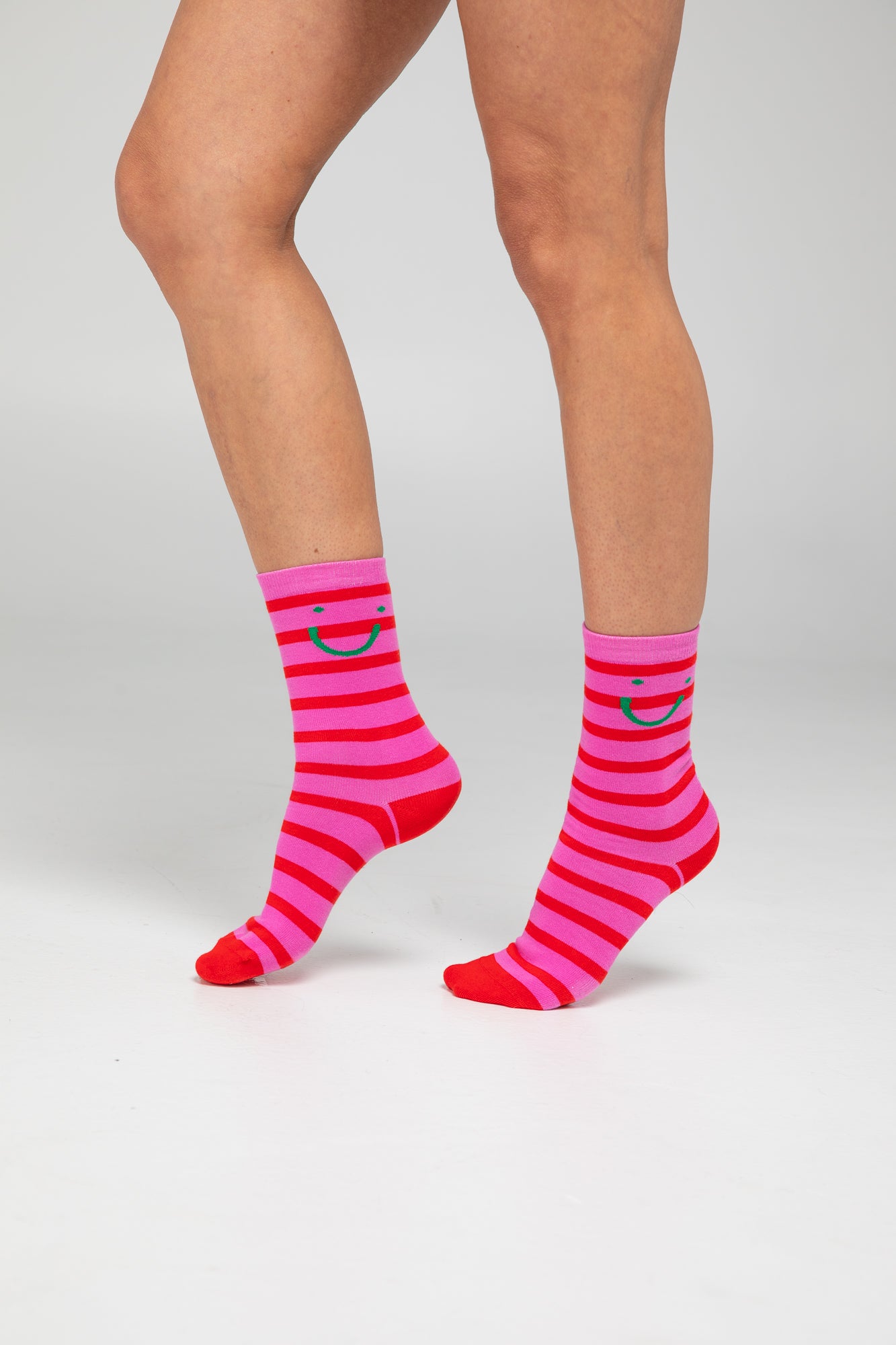 Smile Socks - Pink Multi