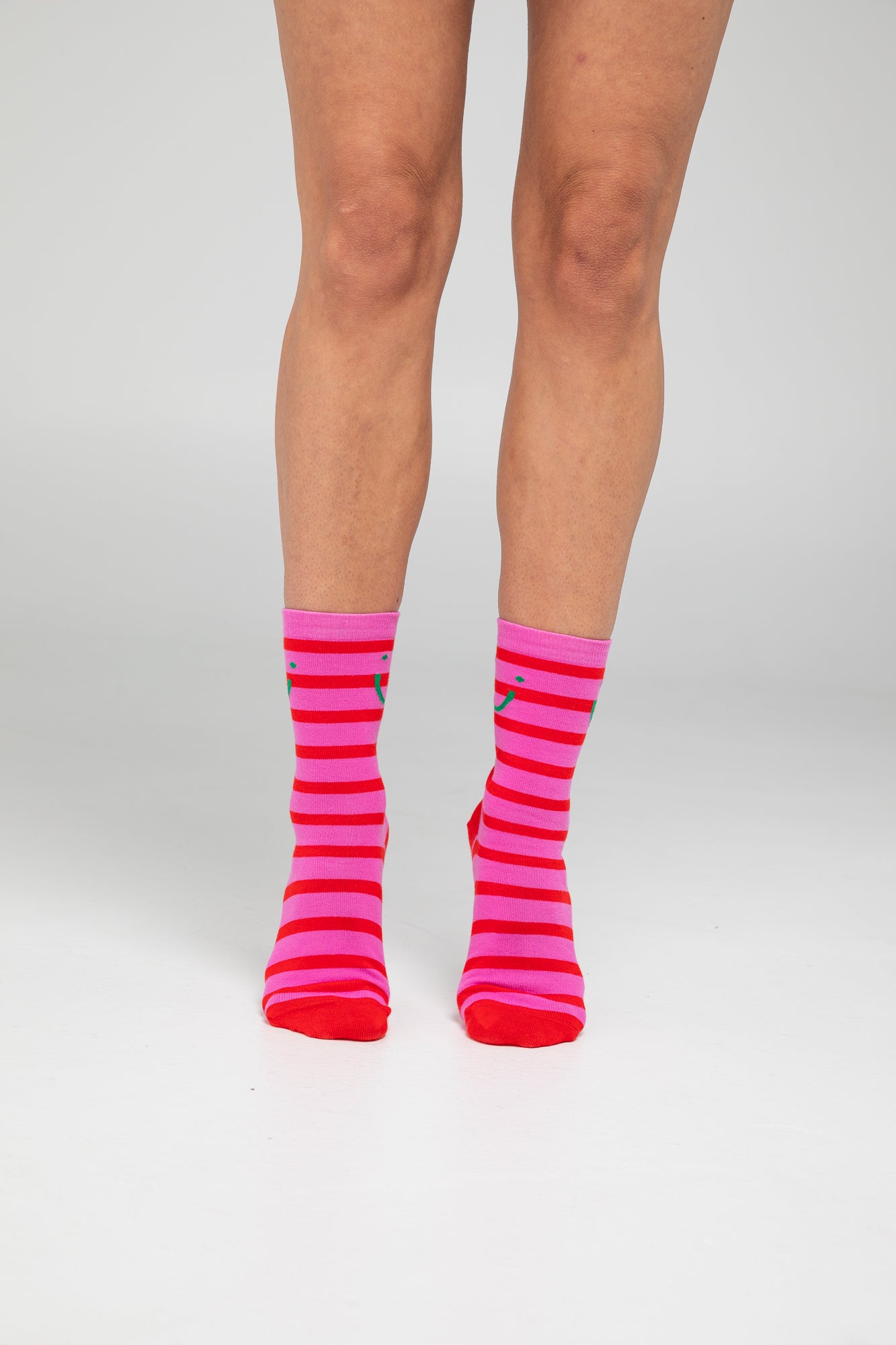 Smile Socks - Pink Multi