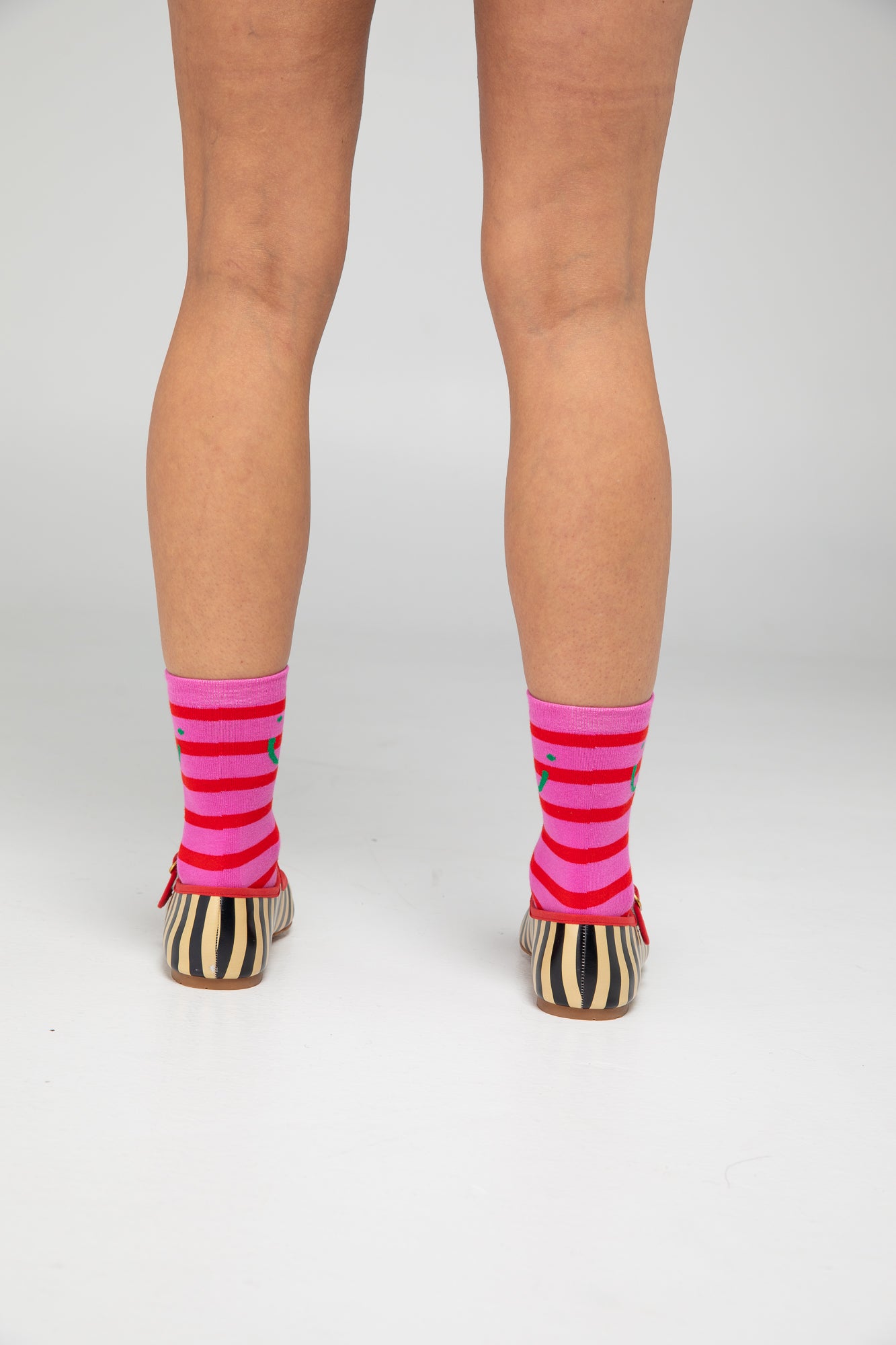 Smile Socks - Pink Multi
