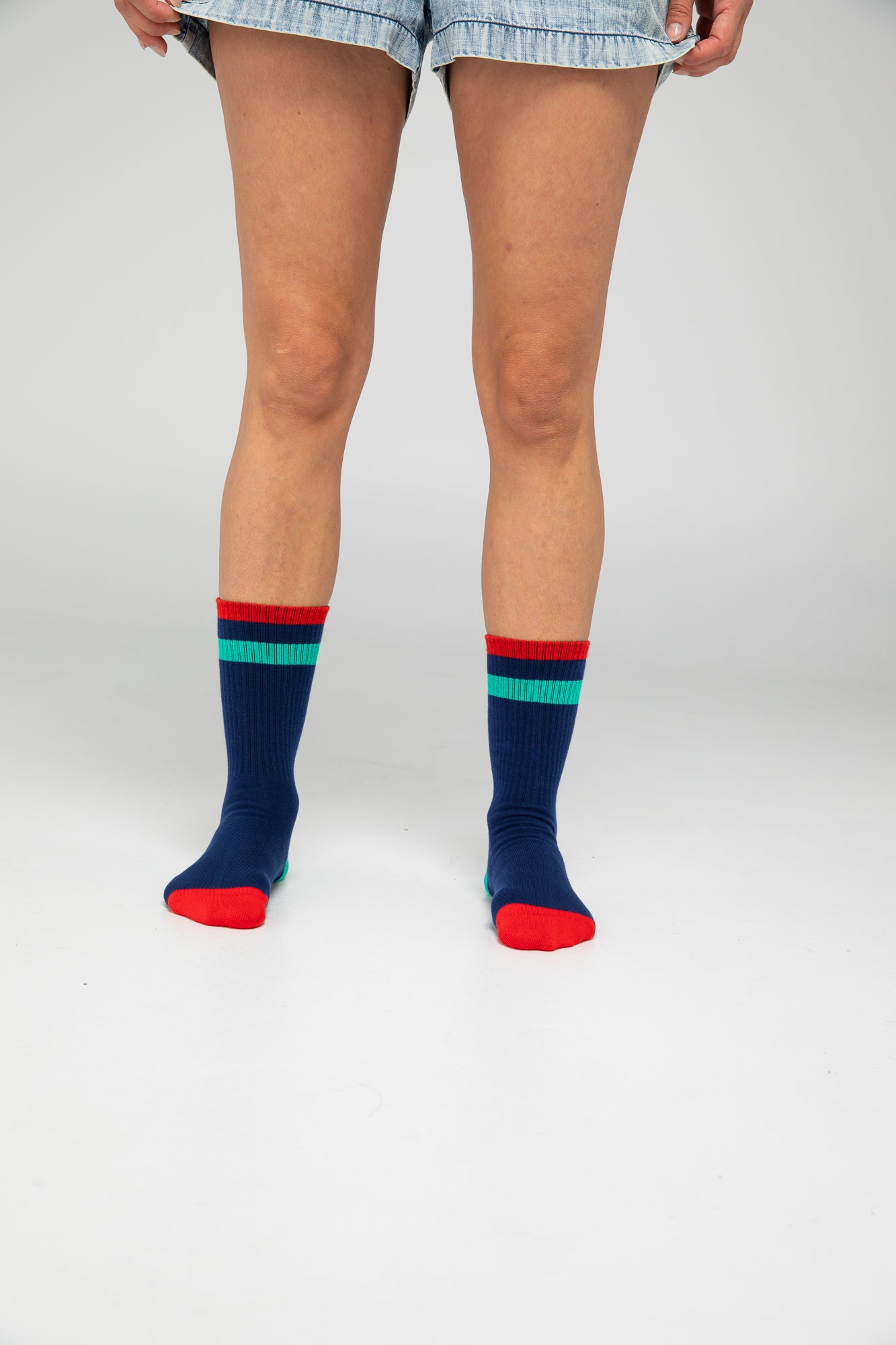 Smile Socks - Navy Multi