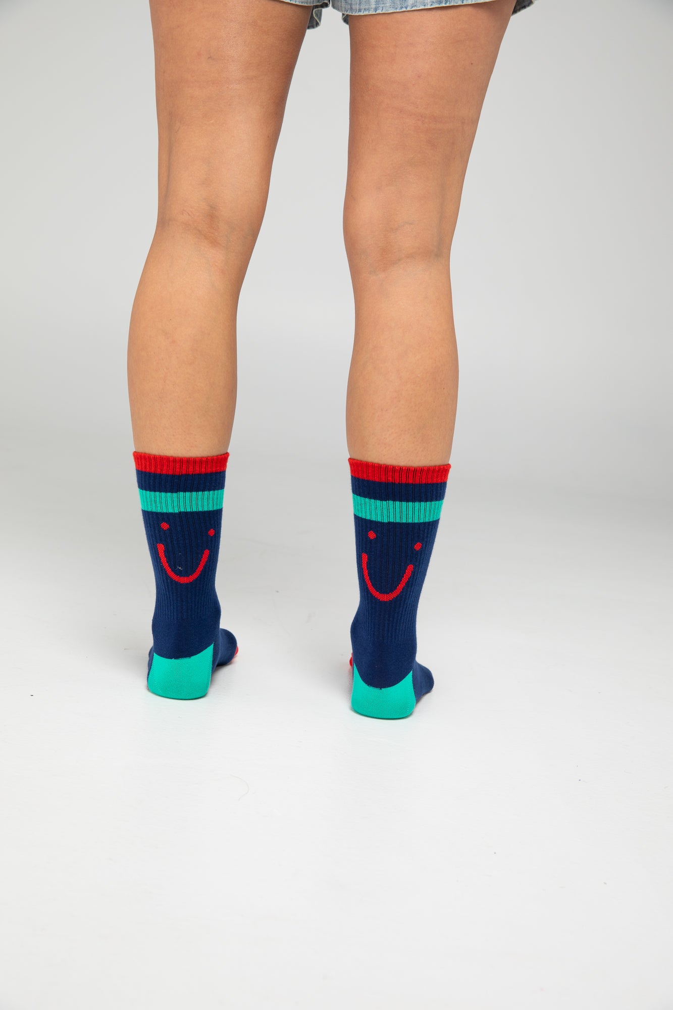 Smile Socks - Navy Multi