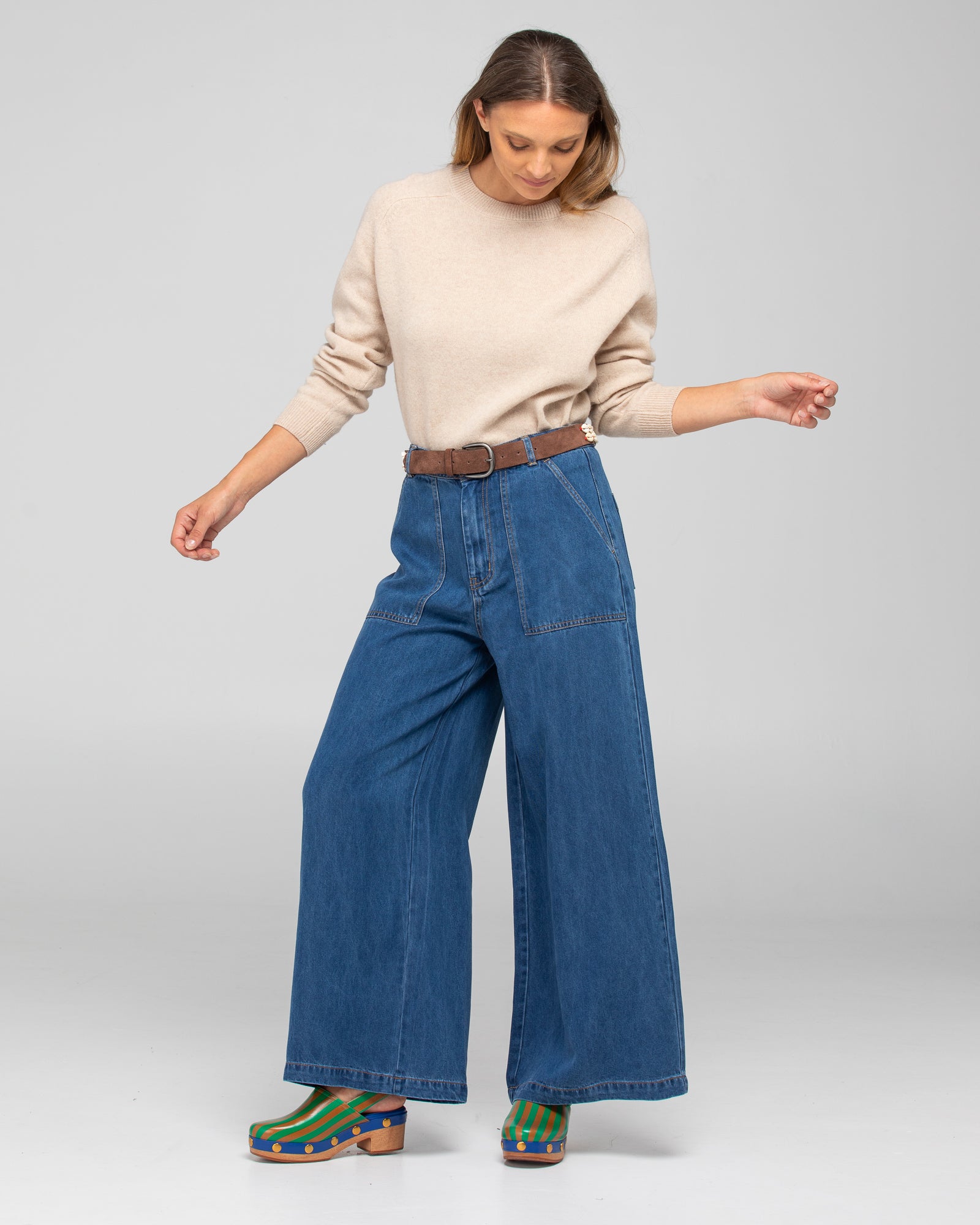 Shell Belt - Shell/Suede
