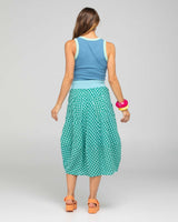 Guru Skirt - Green Seersucker