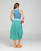 Guru Skirt - Green Seersucker
