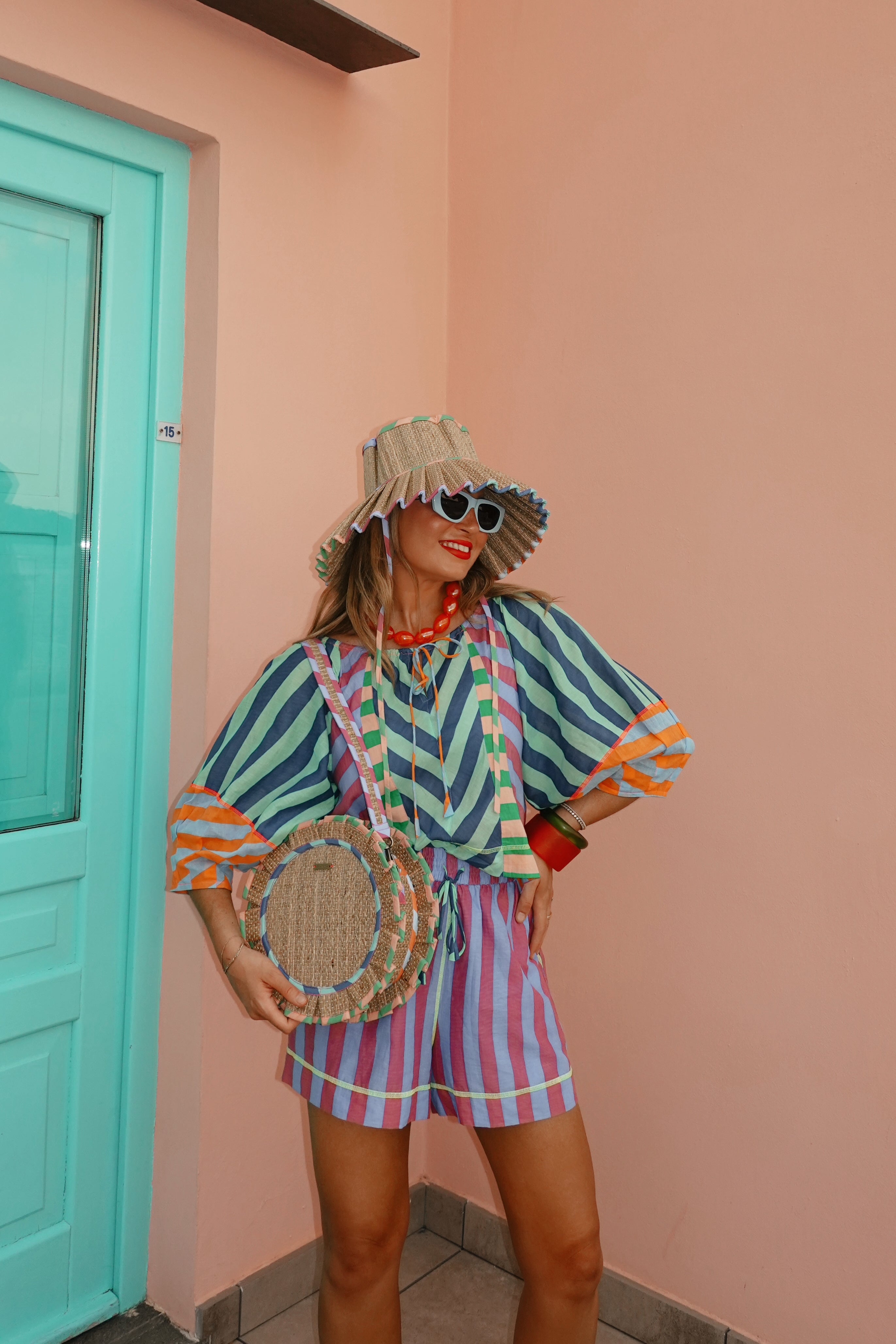 Mini Love Note Tote - Confetti Coast