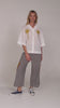 Sabal Shirt - White Mustard Embroidery